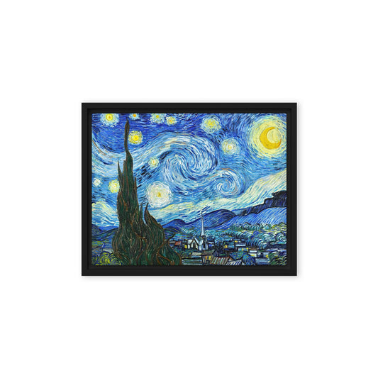 The Starry Night by Vincent van Gogh [Framed canvas]