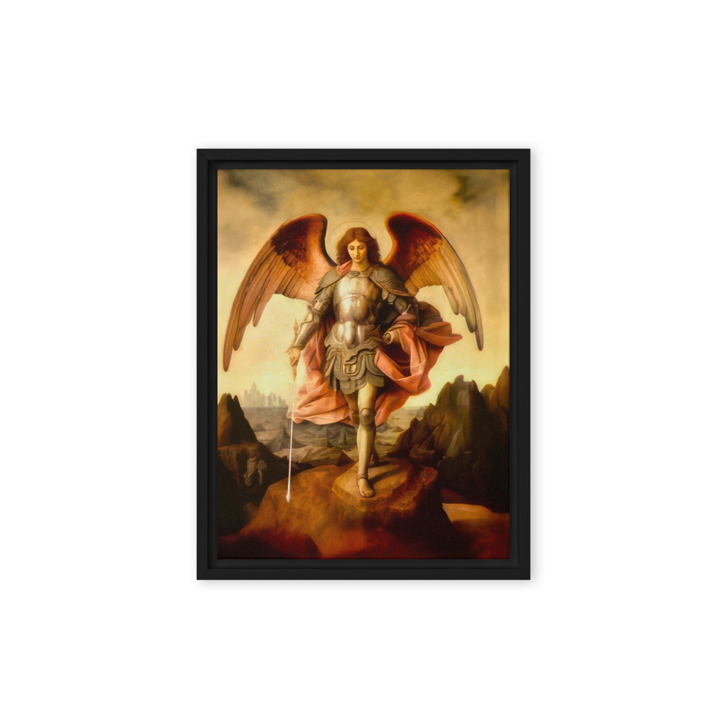 Archangel Michael by Unknown Artist [Framed canvas]