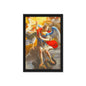 The Archangel Michael Slaying The Dragon By Simon Voue [Framed canvas]