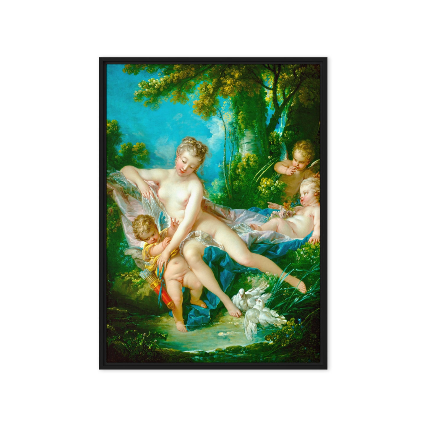 The Bath of Venus by François Boucher [Framed canvas]