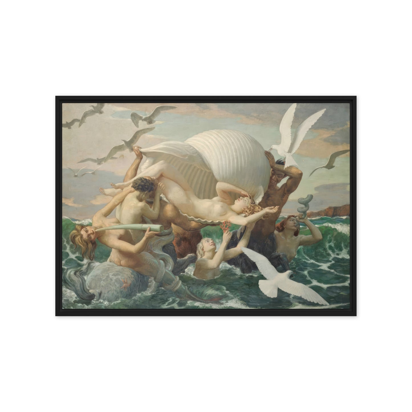 Birth of Venus by John Bulloch Souter [Framed canvas]