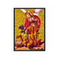 St. Michael Killing the Dragon by Josse Lieferinxe [Framed canvas]