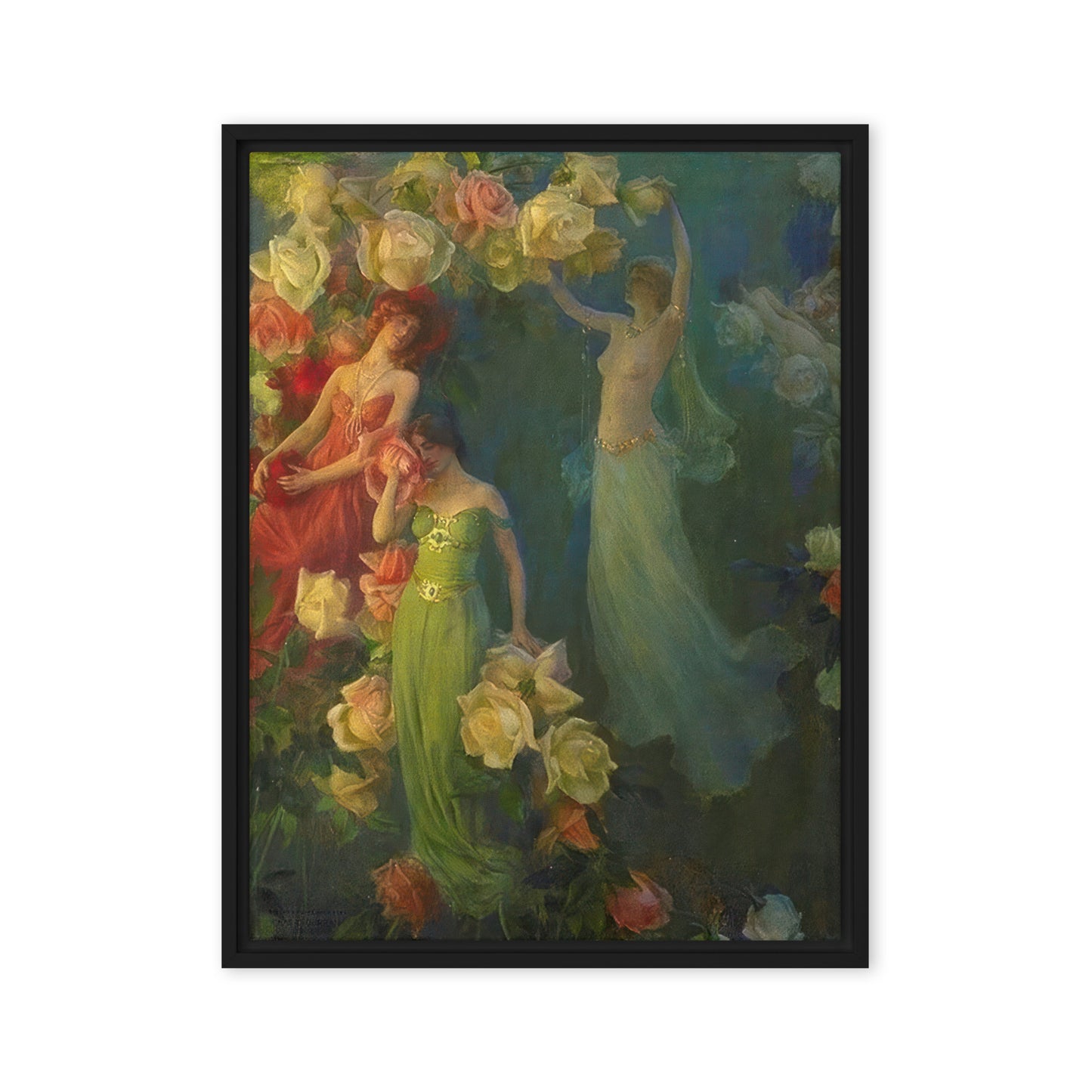 The Perfume Of Roses Charles Courtney Curran[ Framed canvas]