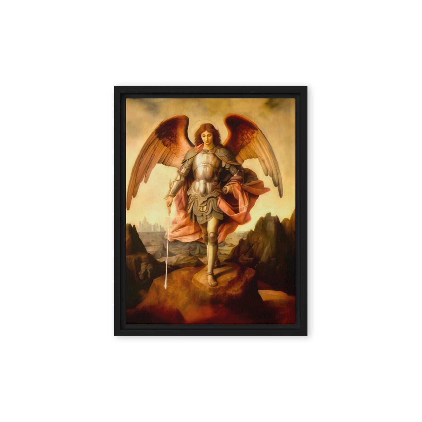 Archangel Michael by Unknown Artist [Framed canvas]