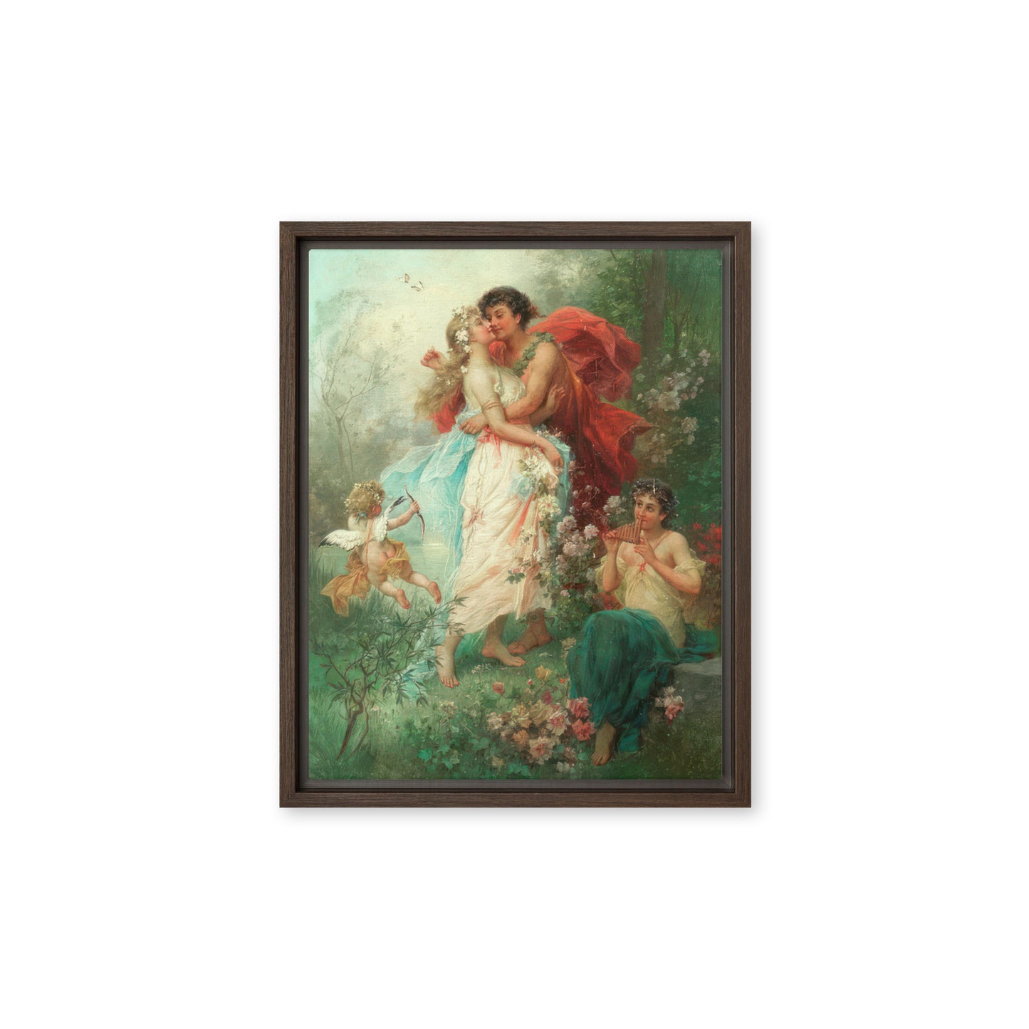 Oath Of Love by Hans Zatzka [Framed canvas]