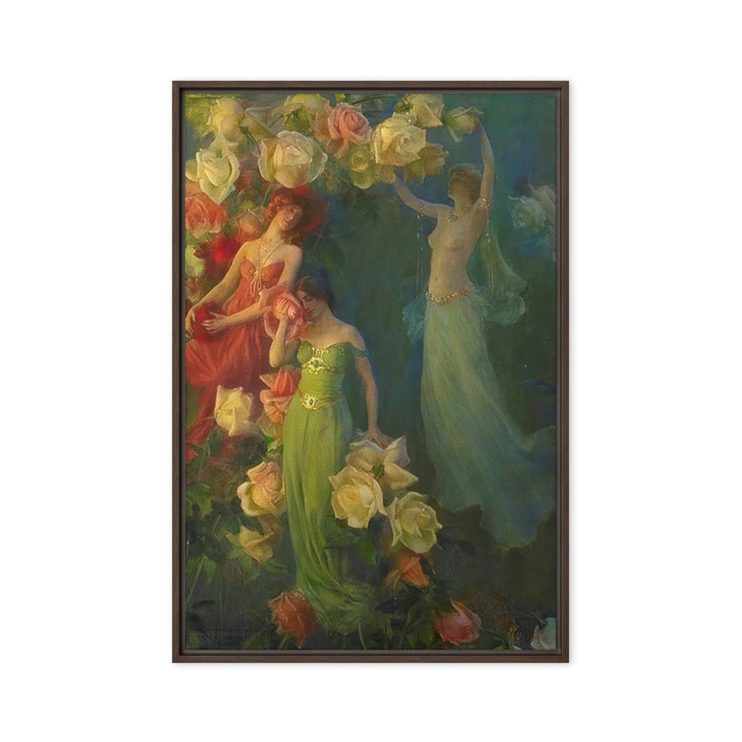 The Perfume Of Roses Charles Courtney Curran[ Framed canvas]