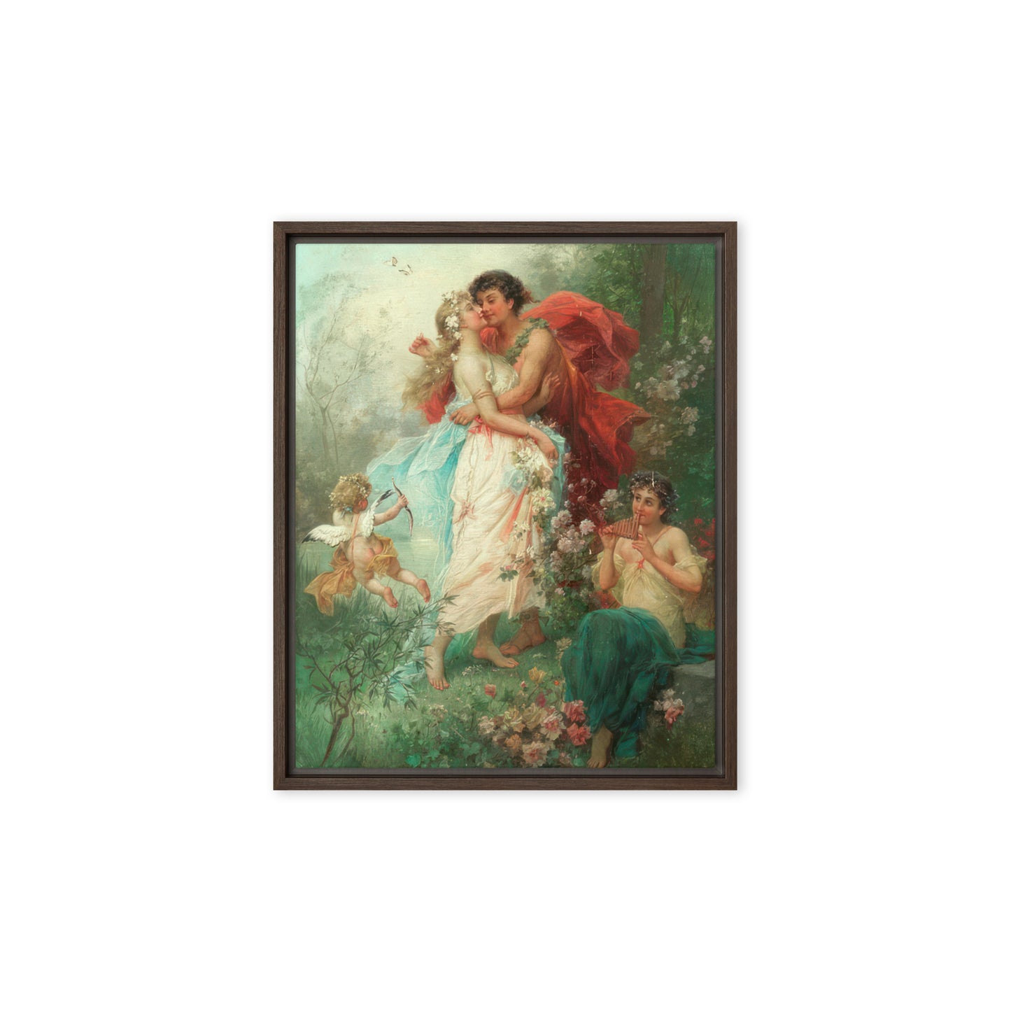 Oath Of Love by Hans Zatzka [Framed canvas]