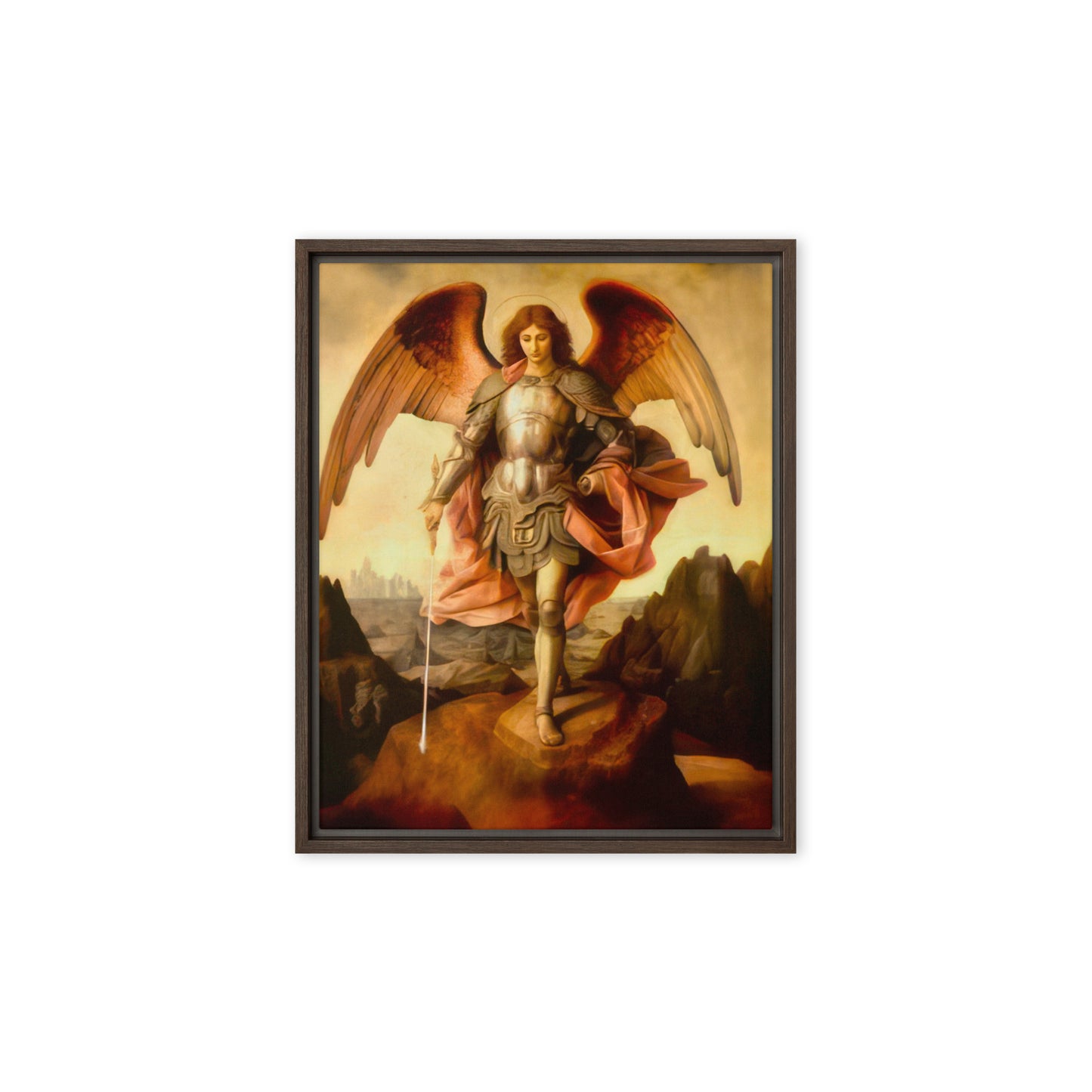 Archangel Michael by Unknown Artist [Framed canvas]