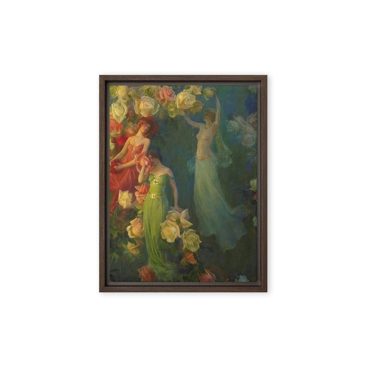 The Perfume Of Roses Charles Courtney Curran[ Framed canvas]