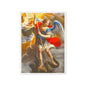 The Archangel Michael Slaying The Dragon By Simon Voue [Framed canvas]