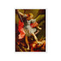 The Archangel Michael defeating Satan by Guido Reni [Framed canvas]