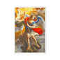 The Archangel Michael Slaying The Dragon By Simon Voue [Framed canvas]