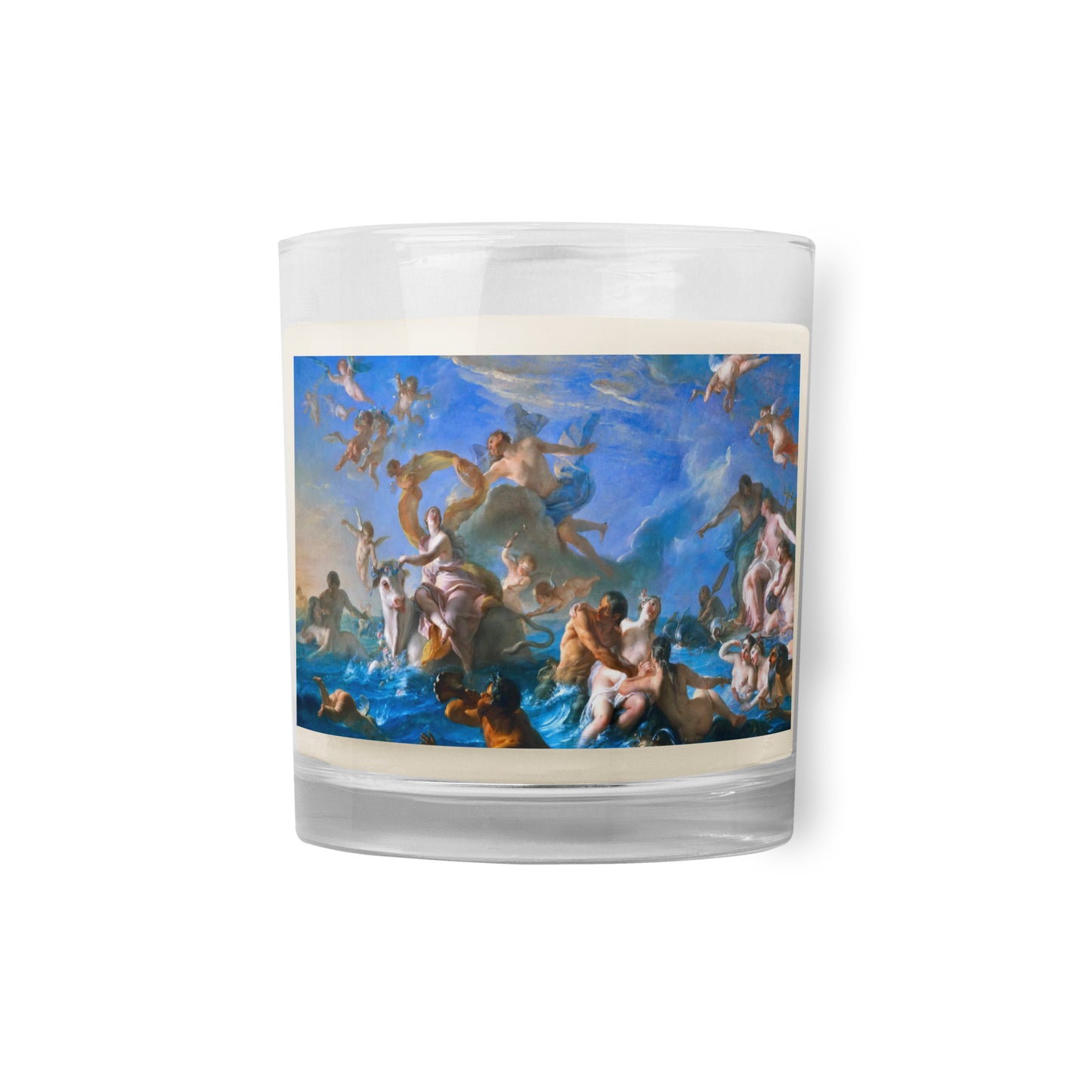 The Abduction of Europa by Noel-Nicolas Coypel [Glass jar soy wax candle]