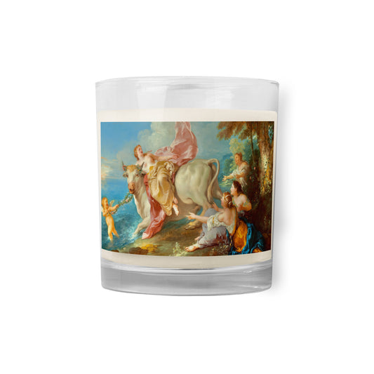 The Abduction of Europa by Jean Francois de Troy [Glass jar soy wax candle]