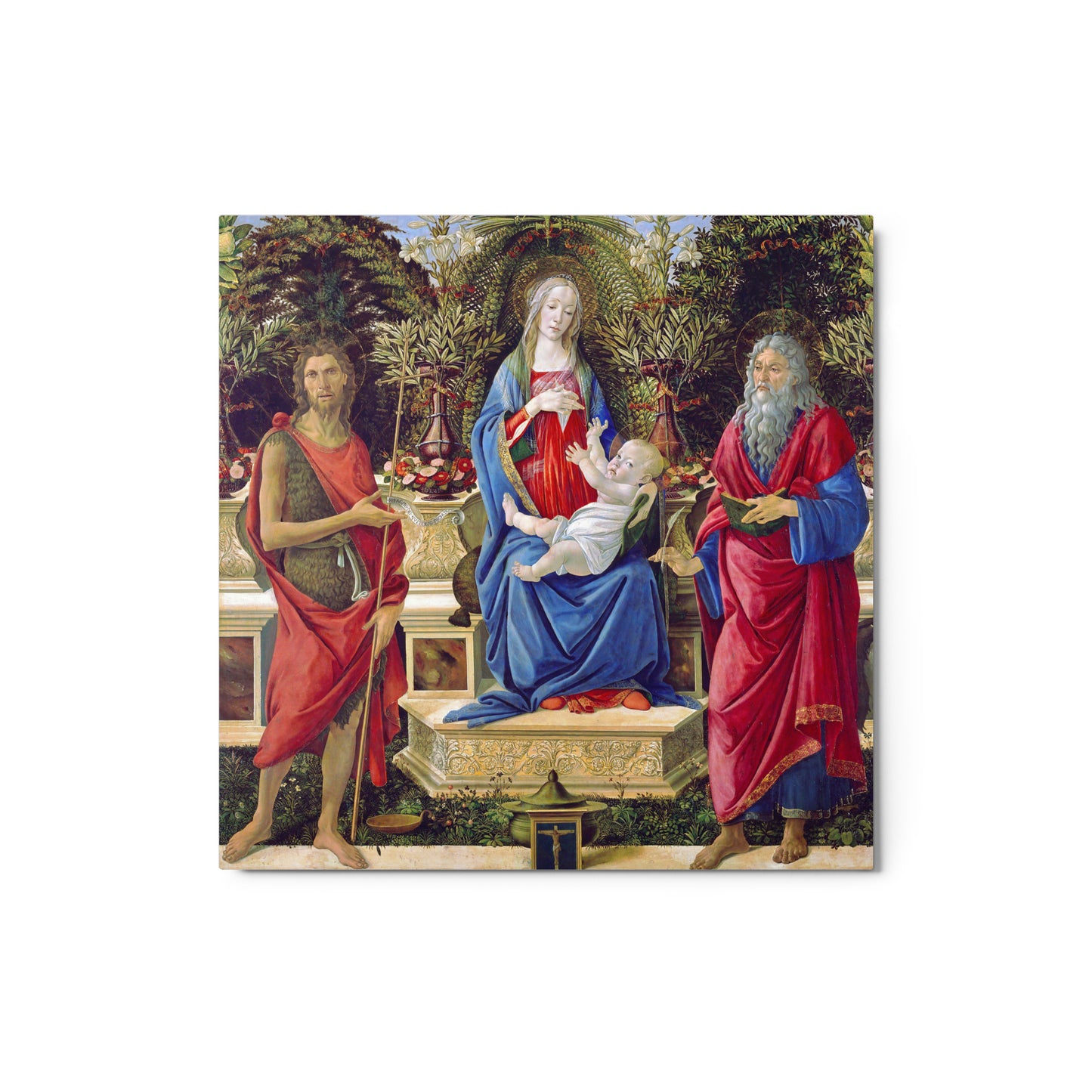 Madonna with Saints by Sandro Botticelli [Metal prints]