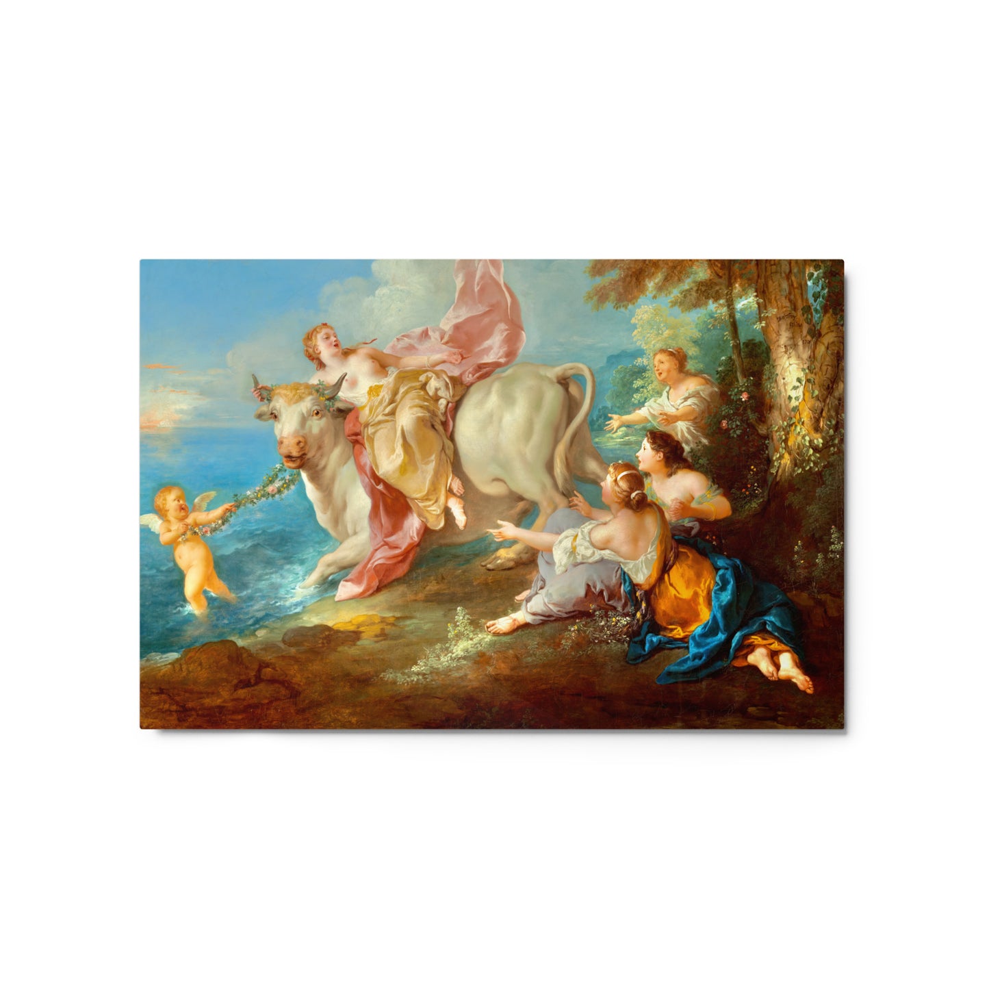 The Abduction of Europa by Jean Francois de Troy [Metal prints]