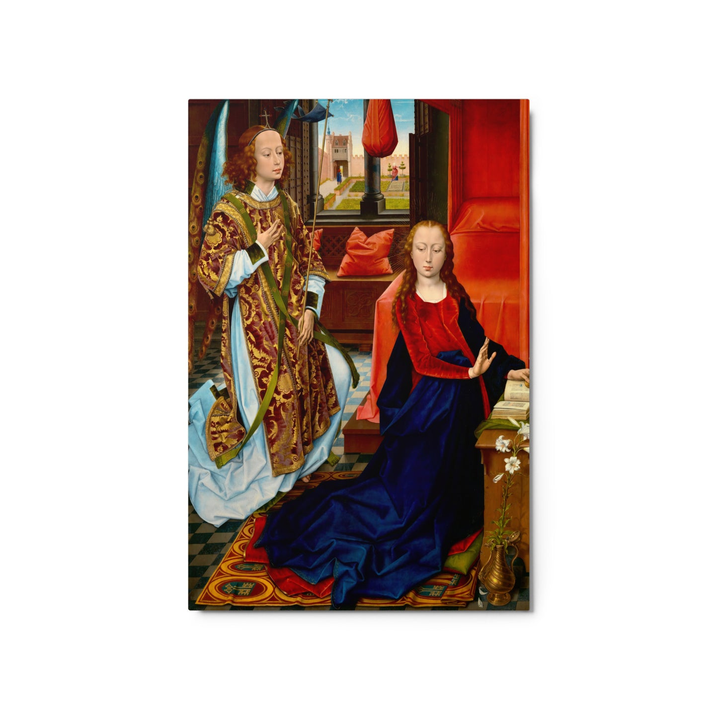 Annunciation by Hans Memling [Metal prints]