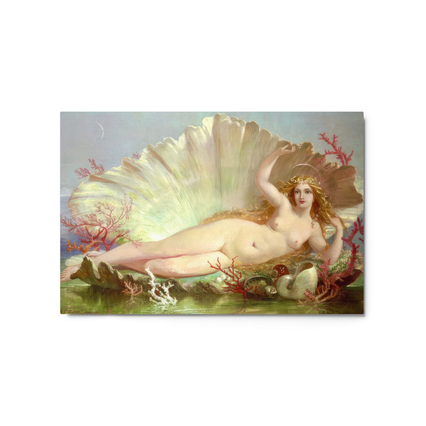 The Birth of Venus by Henry Courtney Selous [Metal prints]