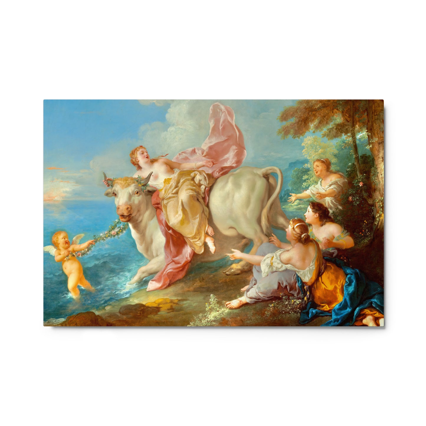 The Abduction of Europa by Jean Francois de Troy [Metal prints]