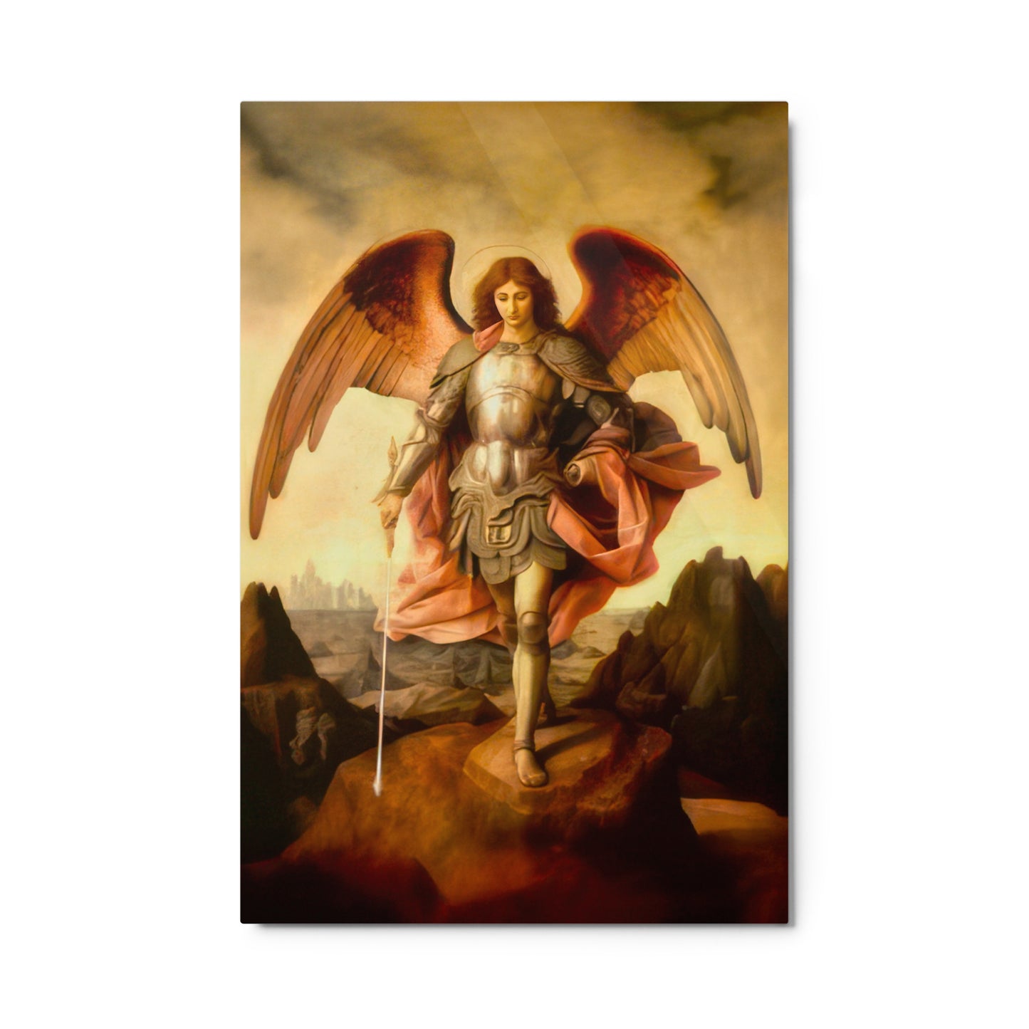 Archangel Michael by Unknown Artist [Metal prints]