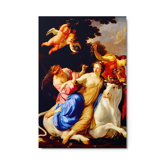 The Rape of Europa by Simon Vouet [Metal prints]