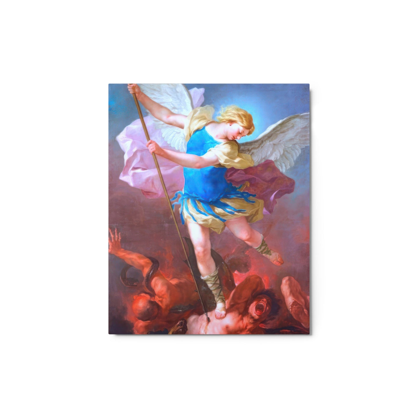 St. Michael by Artist Luca Giordano [Metal prints]