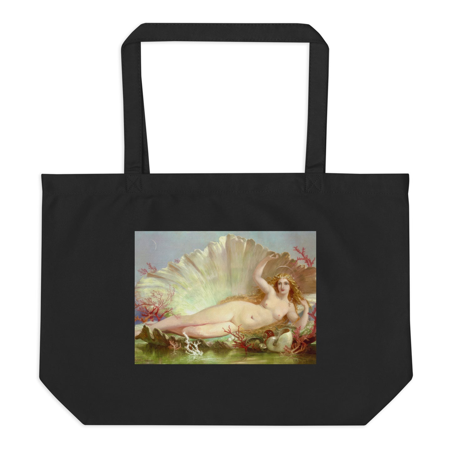 The Birth of Venus by Henry Courtney Selous [Large organic tote bag]