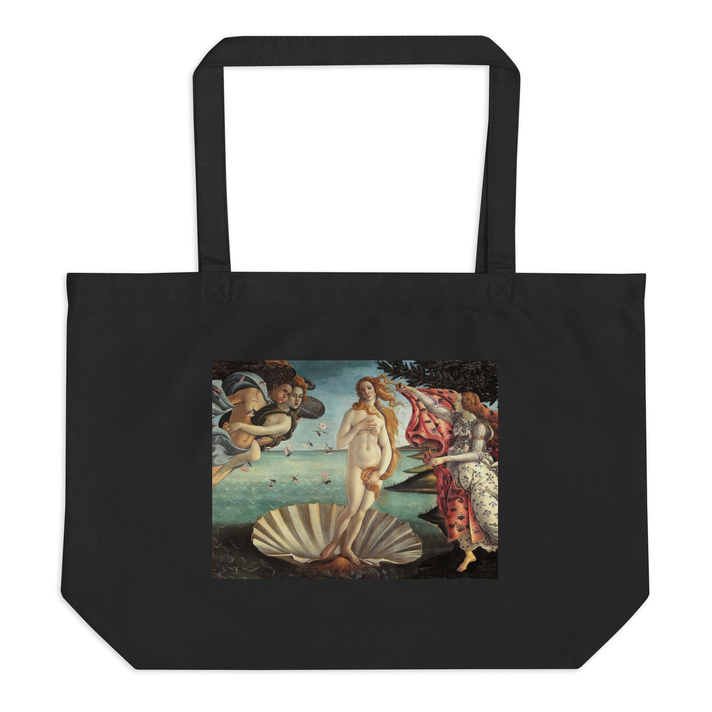 Birth of Venus by Sandro Botticelli [Large organic tote bag]