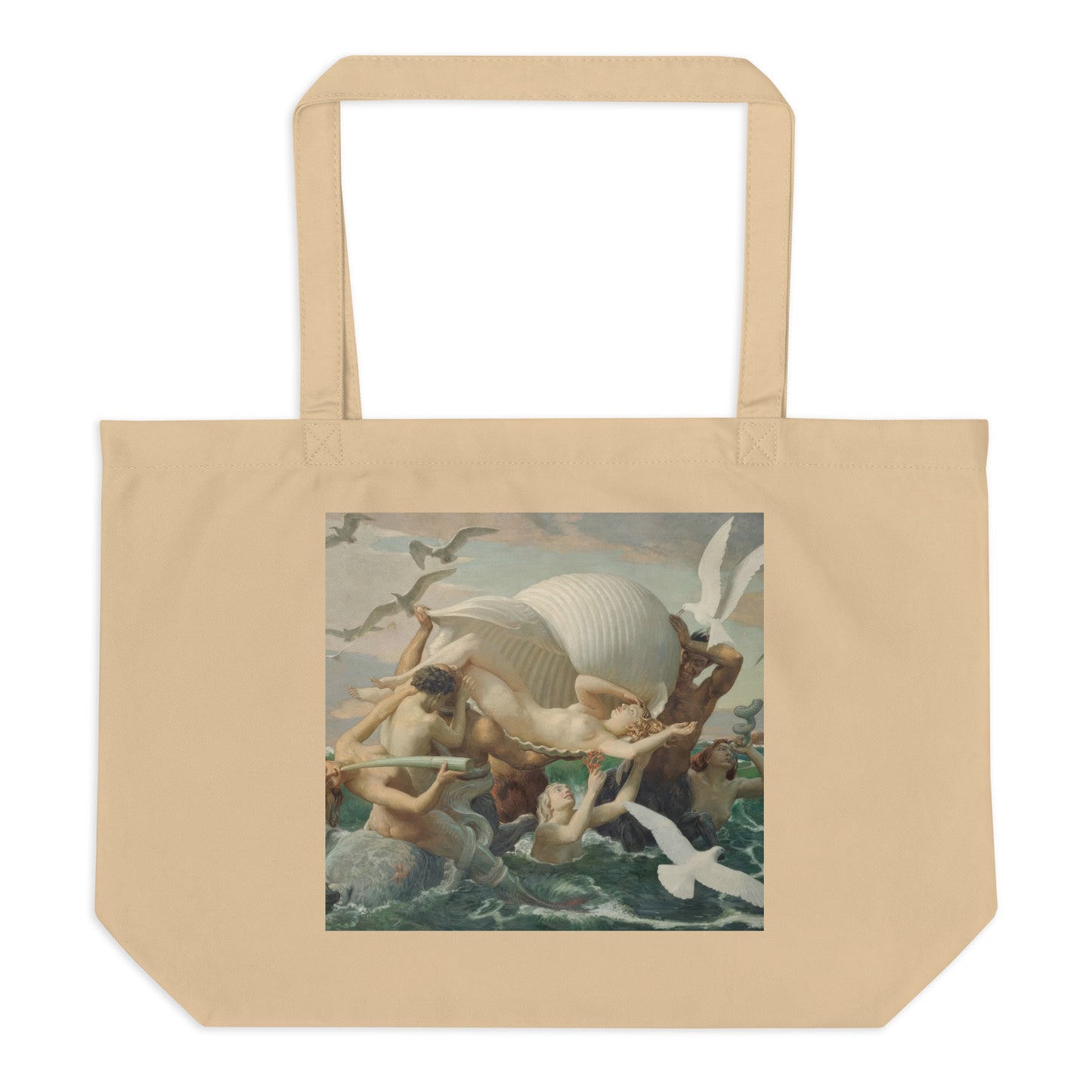 Birth of Venus by John Bulloch Souter [Large organic tote bag]