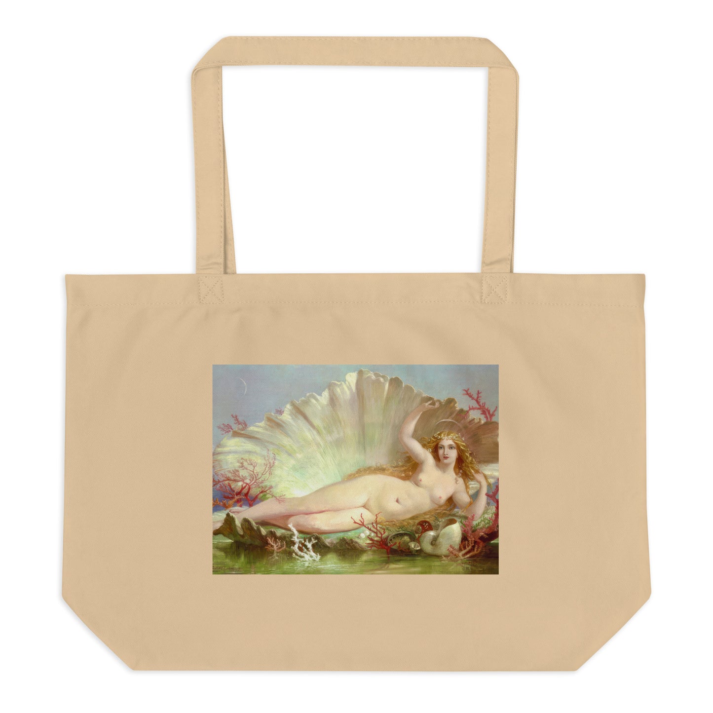 The Birth of Venus by Henry Courtney Selous [Large organic tote bag]