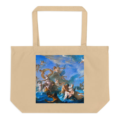 The Abduction of Europa by Noel-Nicolas Coypel [Large organic tote bag]