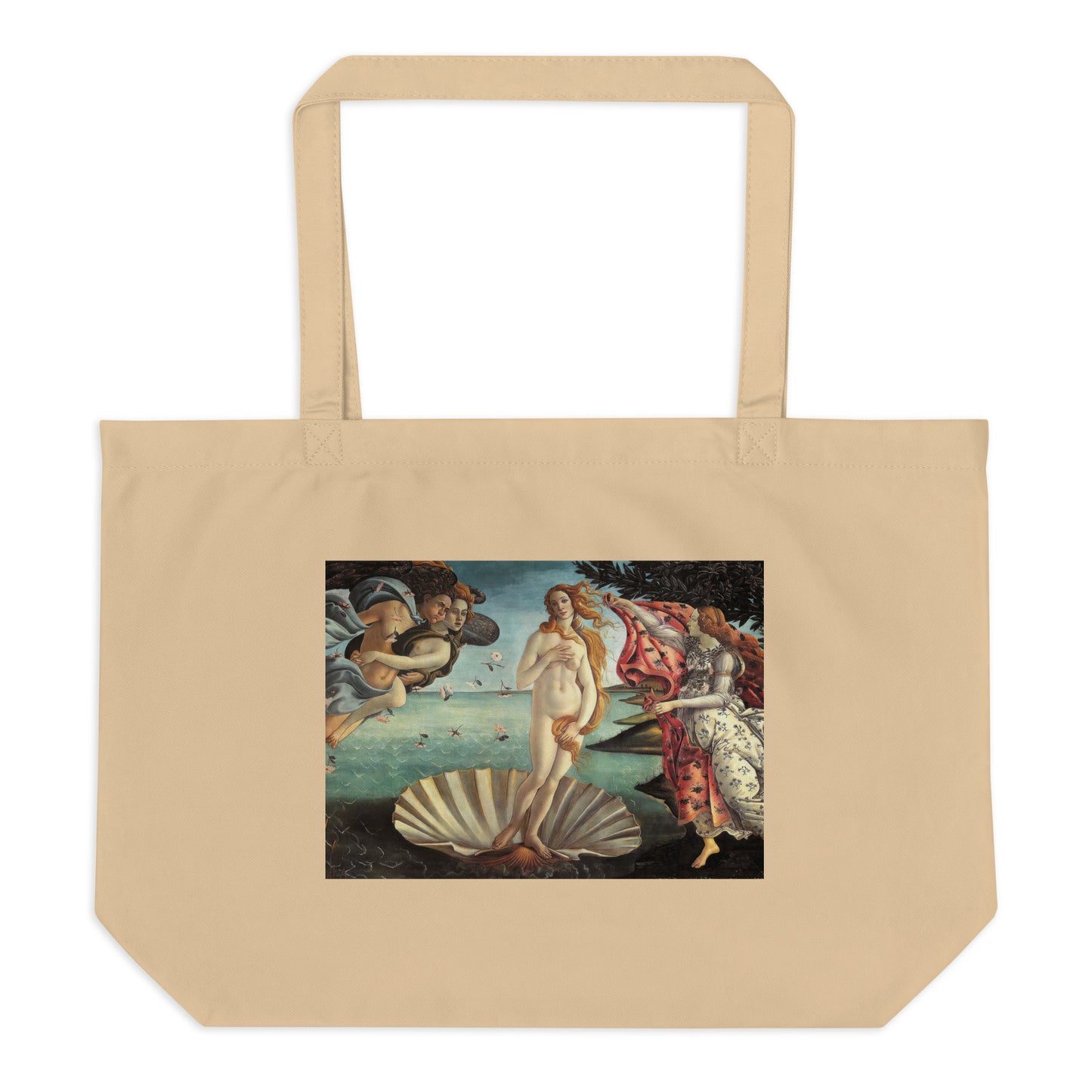 Birth of Venus by Sandro Botticelli [Large organic tote bag]