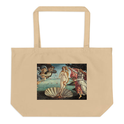 Birth of Venus by Sandro Botticelli [Large organic tote bag]