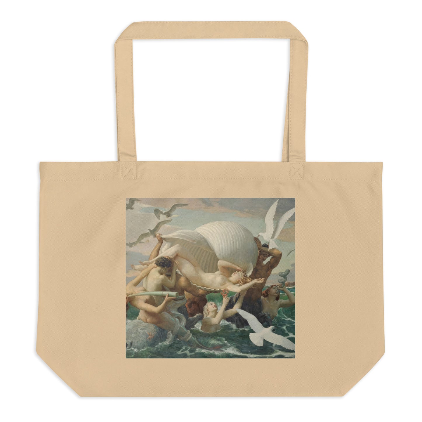 Birth of Venus by John Bulloch Souter [Large organic tote bag]