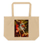 The Archangel Michael defeating Satan by Guido [Large organic tote bag]