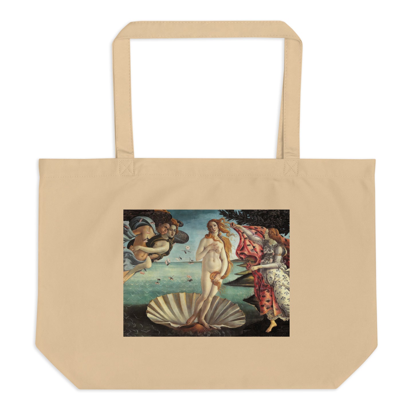 Birth of Venus by Sandro Botticelli [Large organic tote bag]