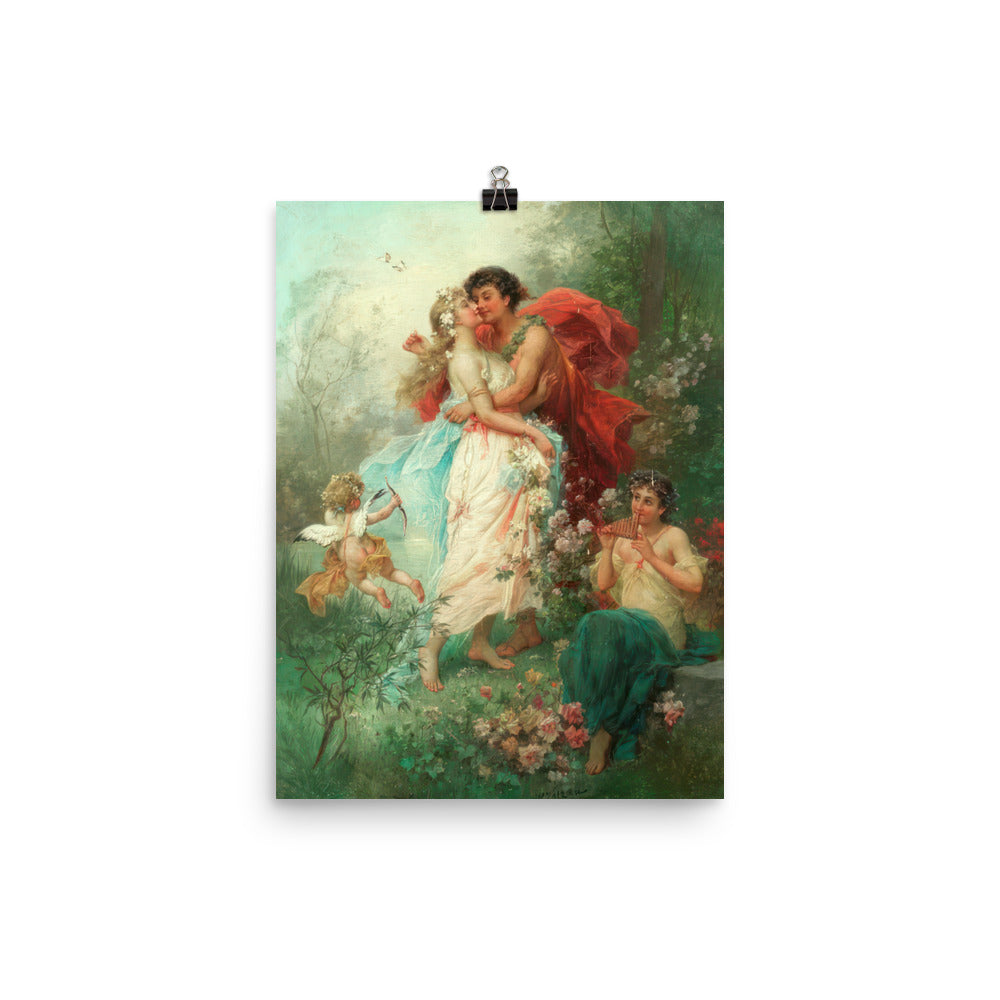 Oath Of Love by Hans Zatzka [Photo paper poste]