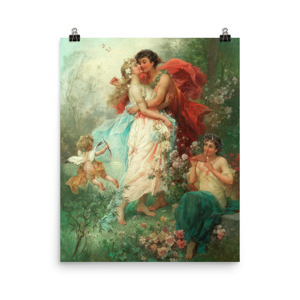 Oath Of Love by Hans Zatzka [Photo paper poste]