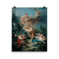 Mercury Confiding the Infant Bacchus to the Nymphs of Nysa by Francois Boucher [Photo paper poster]