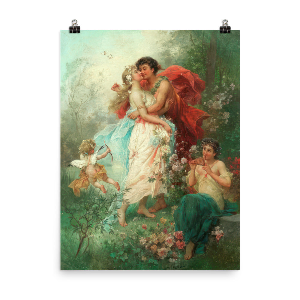 Oath Of Love by Hans Zatzka [Photo paper poste]