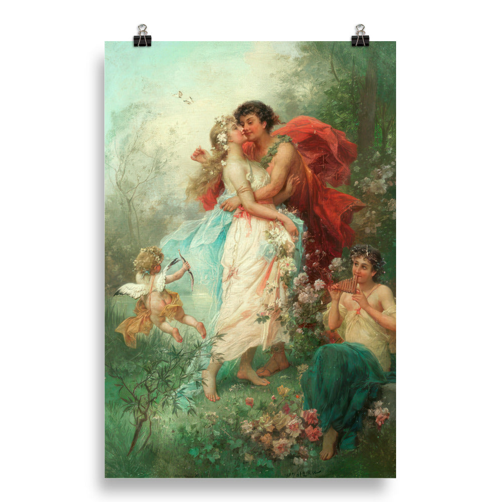 Oath Of Love by Hans Zatzka [Photo paper poste]