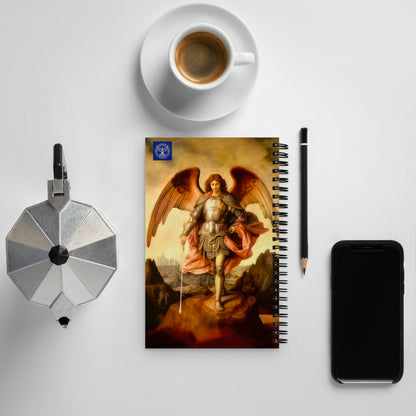 Archangel Michael by Unknown Artist [Spiral Notebook]