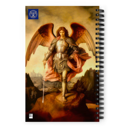 Archangel Michael by Unknown Artist [Spiral Notebook]