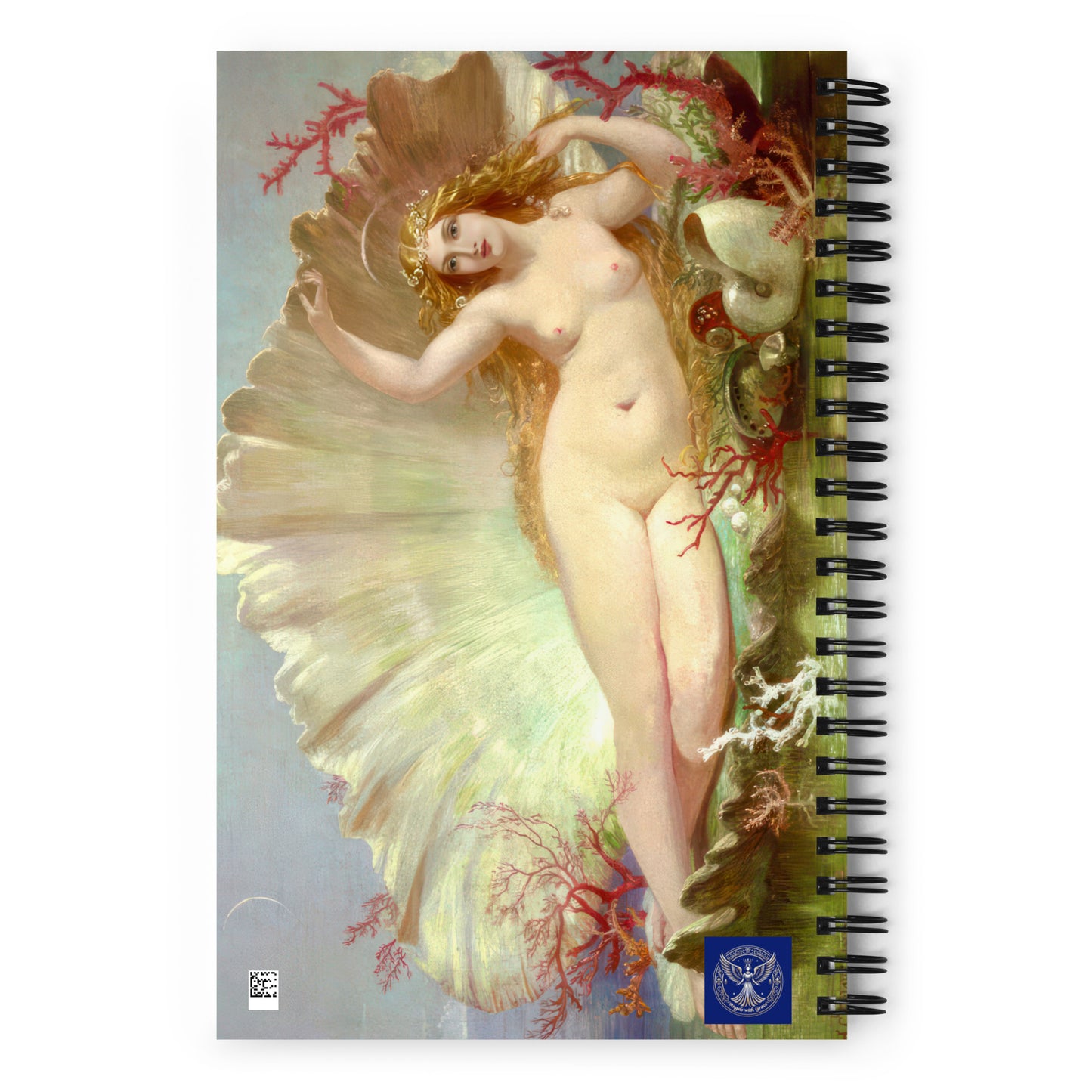 The Birth of Venus by Henry Courtney Selous [Spiral notebook]