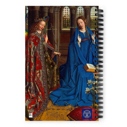 Annunciation by Jan van Eyck [Spiral notebook]