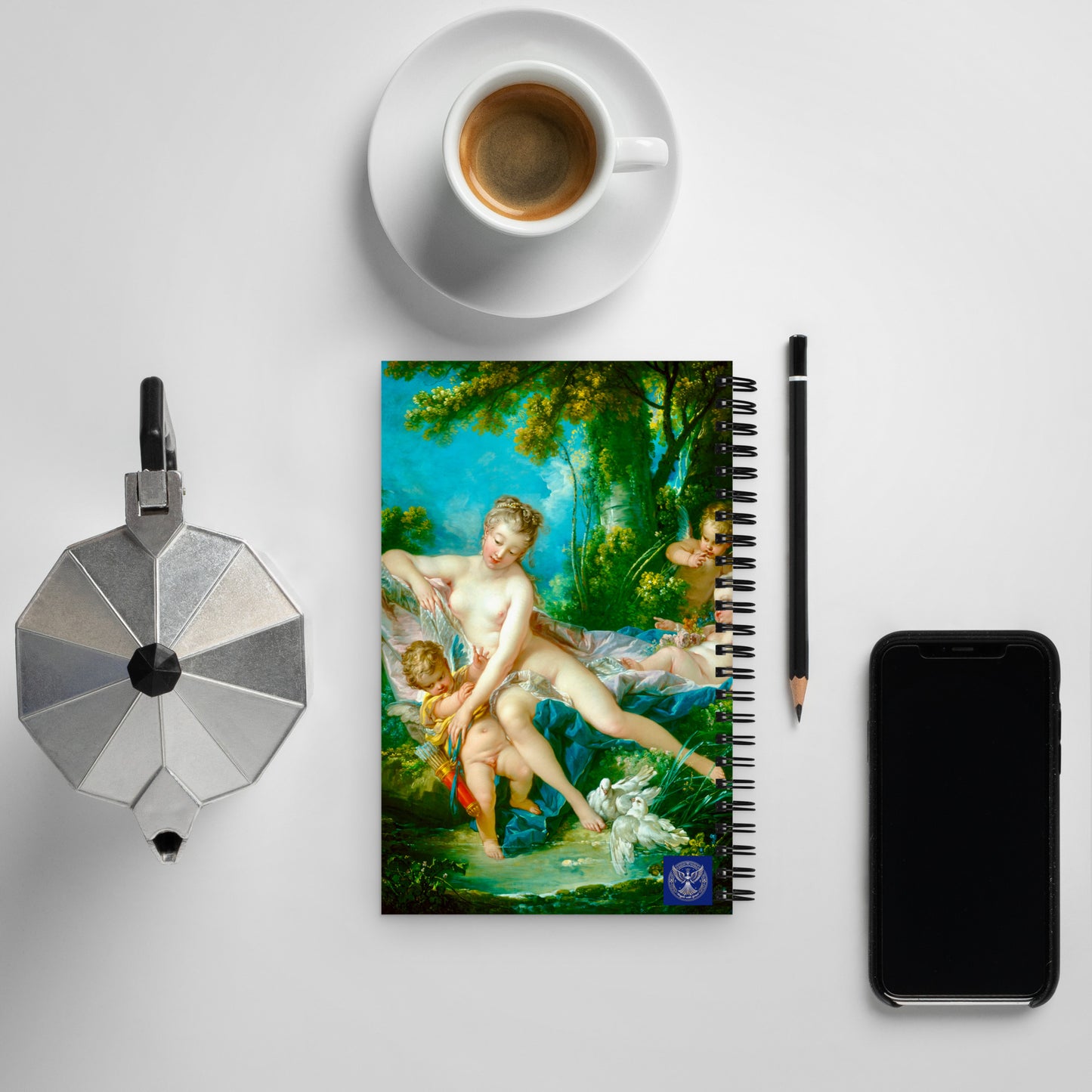 The Bath of Venus by François Boucher [Spiral notebook]