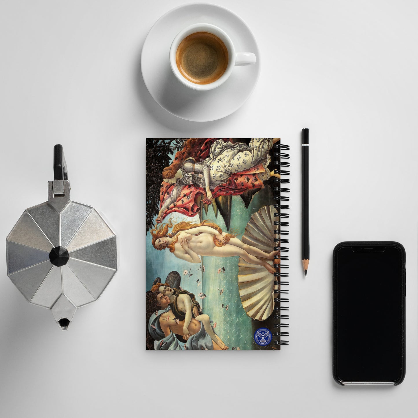 Birth of Venus by Sandro Botticelli [Spiral notebook]