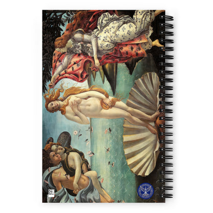 Birth of Venus by Sandro Botticelli [Spiral notebook]