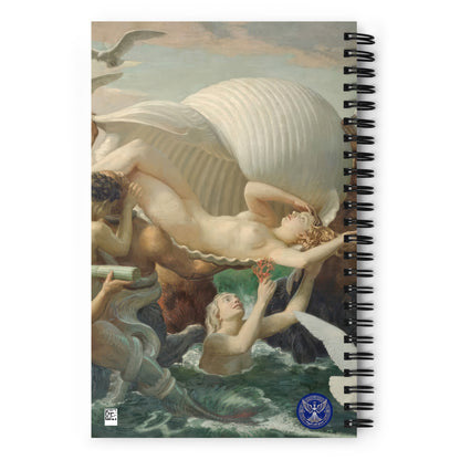 The Birth of Venus by John Bulloch Souter [Spiral notebook]