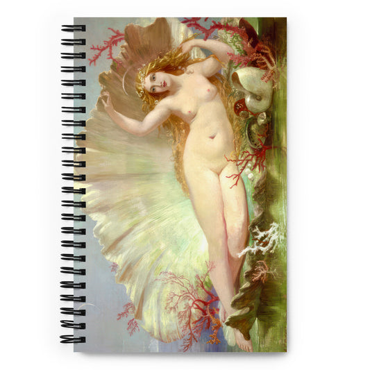 The Birth of Venus by Henry Courtney Selous [Spiral notebook]